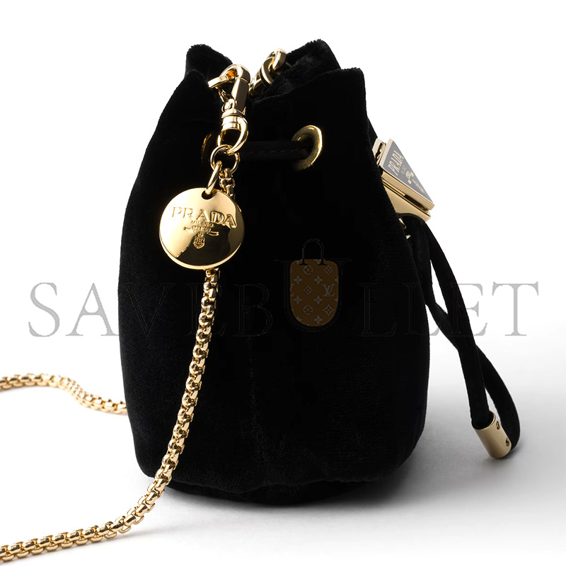 PRADA VELVET MINI POUCH 1NR016 (12*9*6cm) PRADA VELVET MINI POUCH 1NR016 (12*9*6cm)